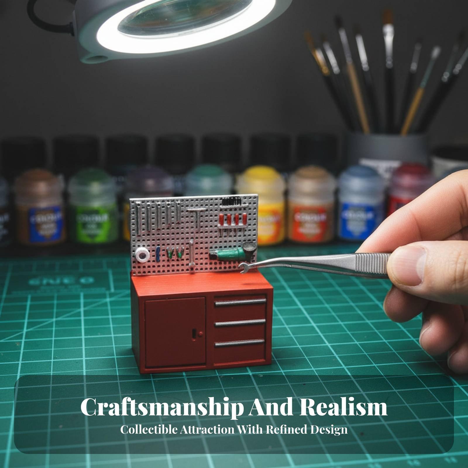Gardening Tools Repair Shop - 1:64 가라지 모델 수리점 장비 미니어처