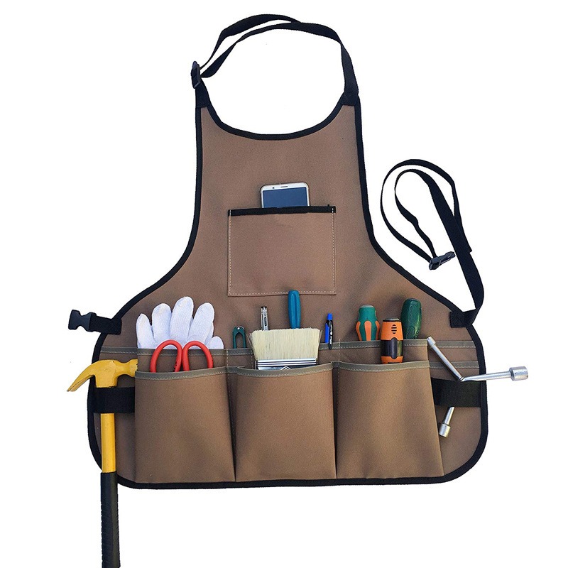 Gardening Tools For Women - 수공구용 주머니가 있는 정원 작업 앞치마,
