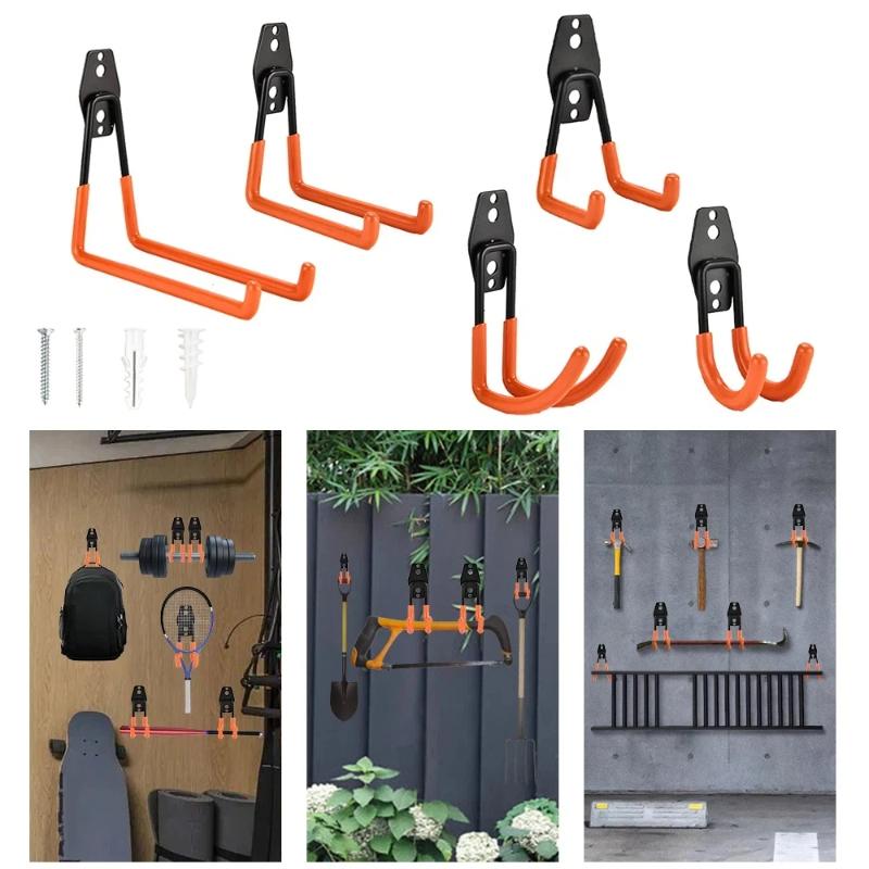 Gardening Tools Holder - 헤비 듀티 벽걸이 철제 후크 차고