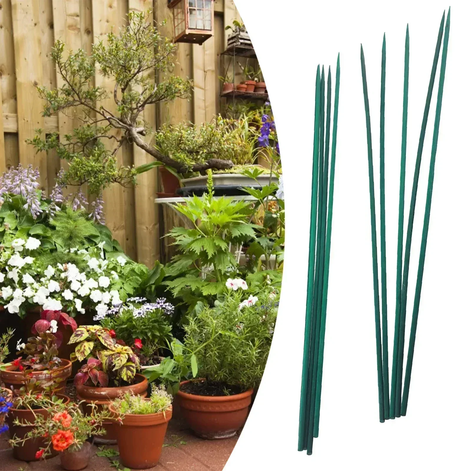 Gardening Tools Green - 식물 말뚝 키트 나무 스틱 꽃