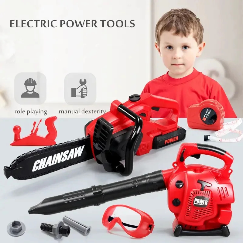 Gardening Tools For 6 Year Old - 대형 어린이 전자 장난감 전기톱 어린이