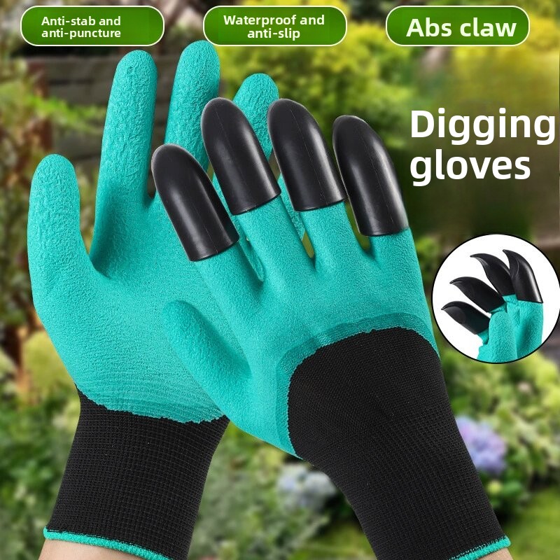Garden Gloves Thorn Proof - 손톱이 달린 원예용 장갑, 정원 채소