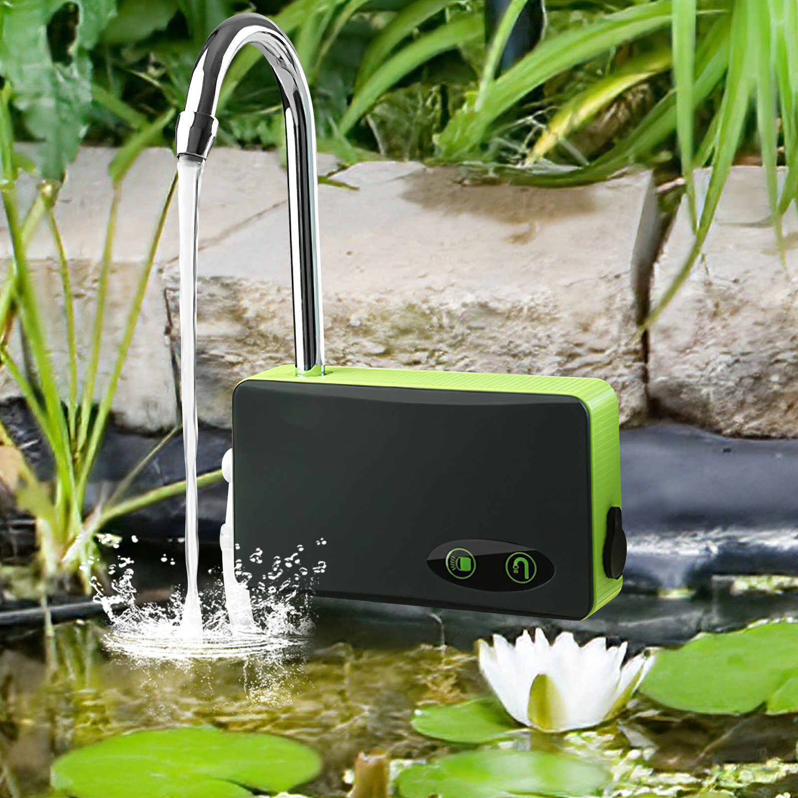 Gardening Tools Green - 휴대용 3-in-1 산소 펌프 낚시용 에어레이터