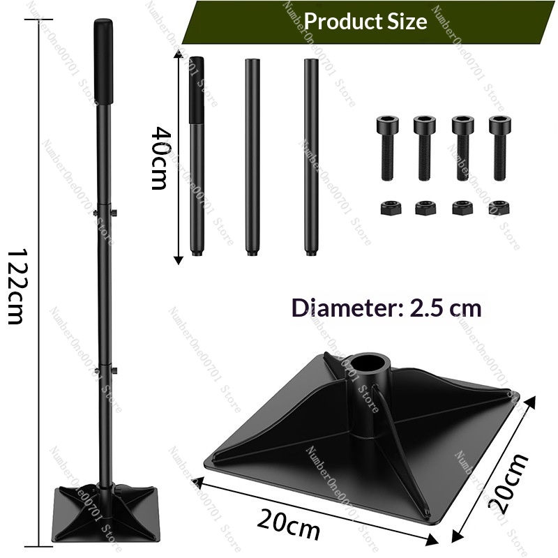 Gardening Tools And Uses - 분리형 강철 정원 다짐기, 평면 토양