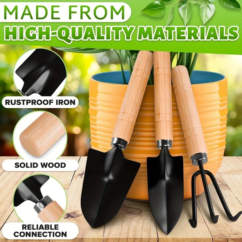 Gardening Tools Wholesale - 3PC/1Set 미니 원예 도구 세트 손잡이가