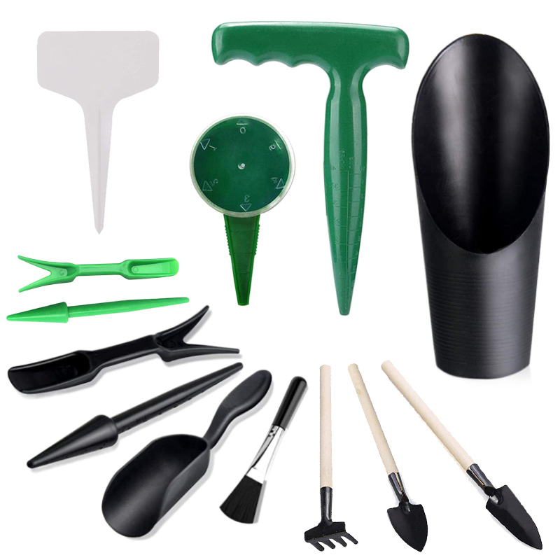 Gardening Tools Labeled - 미니 원예 도구 세트 라벨 보드