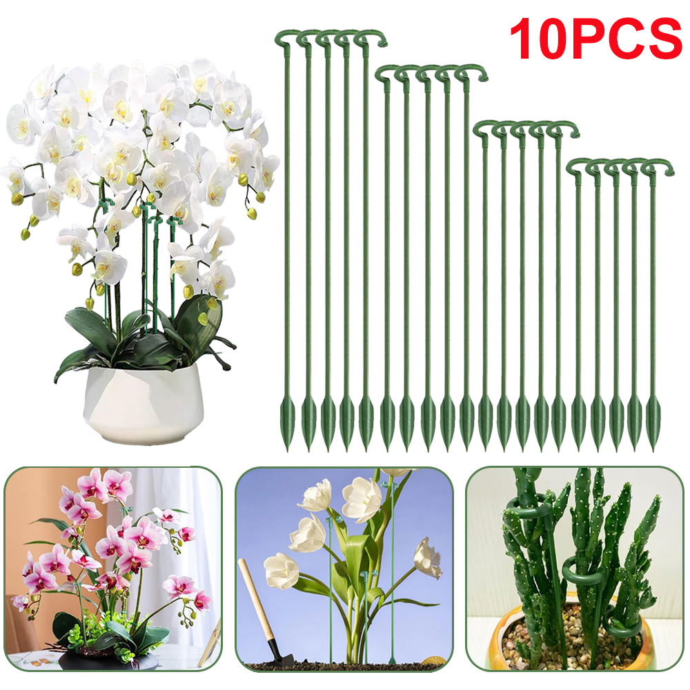 Gardening Tools Holder - 5/10개 식물 지지대 화분 꽃 고정