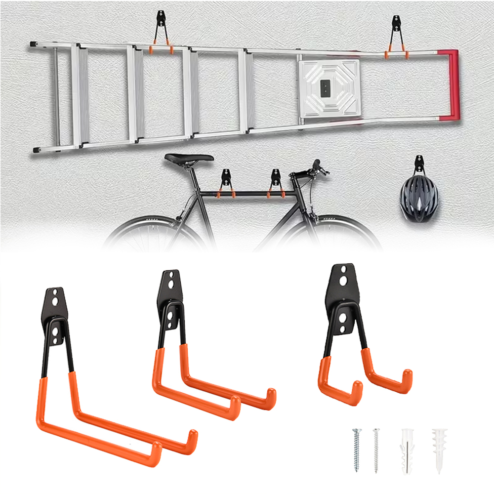 헤비 듀티 벽걸이 금속 후크 차고 정리함 자전거 사다리 - Gardening Tools Holder 리뷰 및 가격