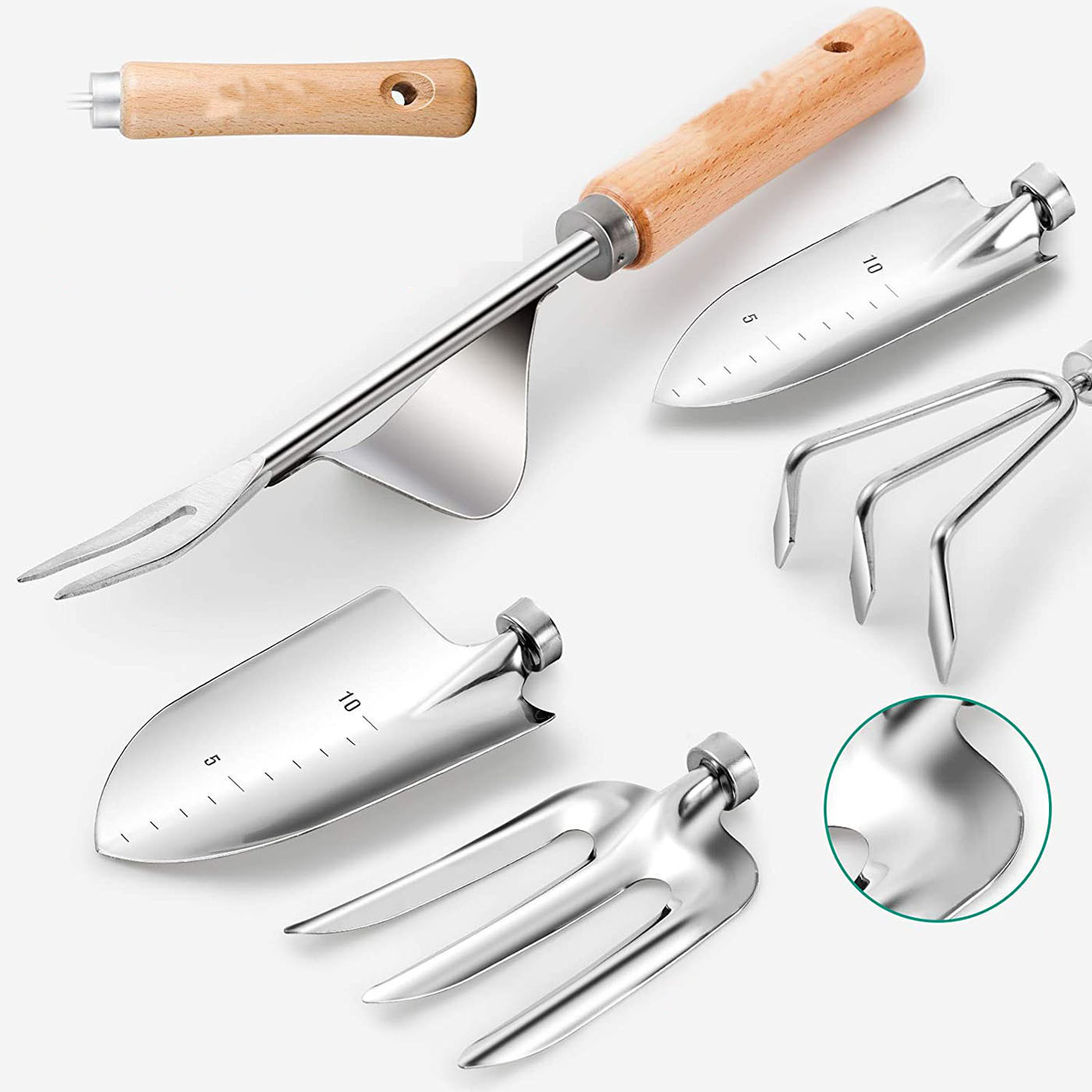 튼튼한 스테인레스 스틸 손 도구 세트가 포함된 9피스  - Gardening Tools For Women 리뷰 및 가격