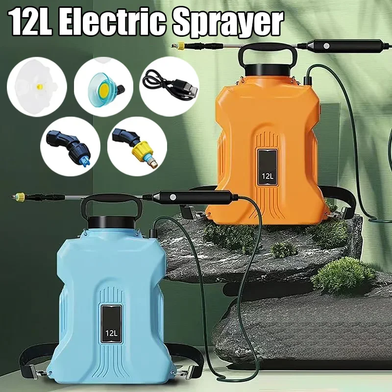 고품질 12L 전기 분무기 2500mAh 배터리 고압  - Gardening Tools High Quality 리뷰 및 가격