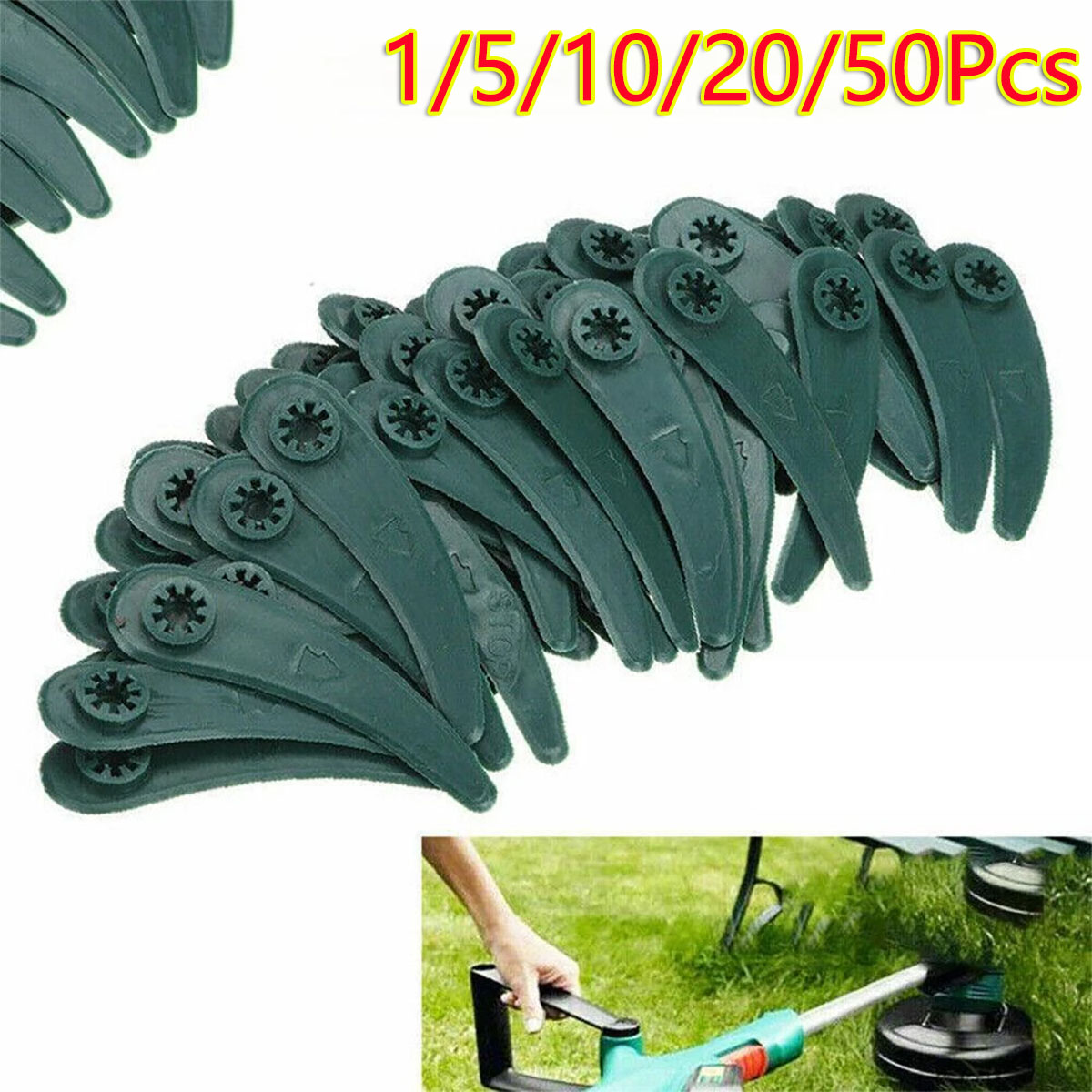 1/5/10/20/50/100Pc 녹색 플라스틱 잔디  - Gardening Tools Basic 리뷰 및 가격