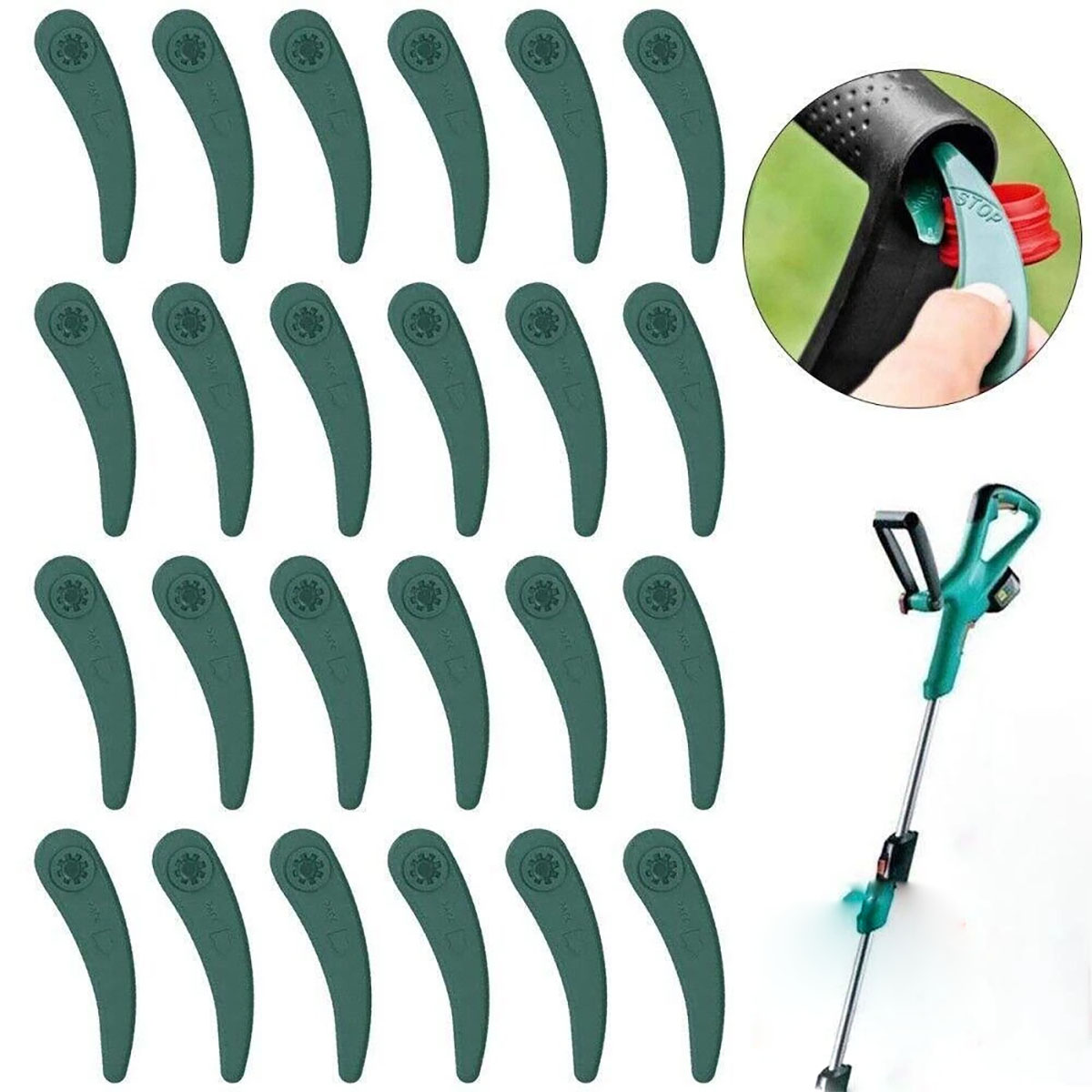1/5/10/20/50/100Pc 녹색 플라스틱 잔디  - Gardening Tools Basic 리뷰 및 가격