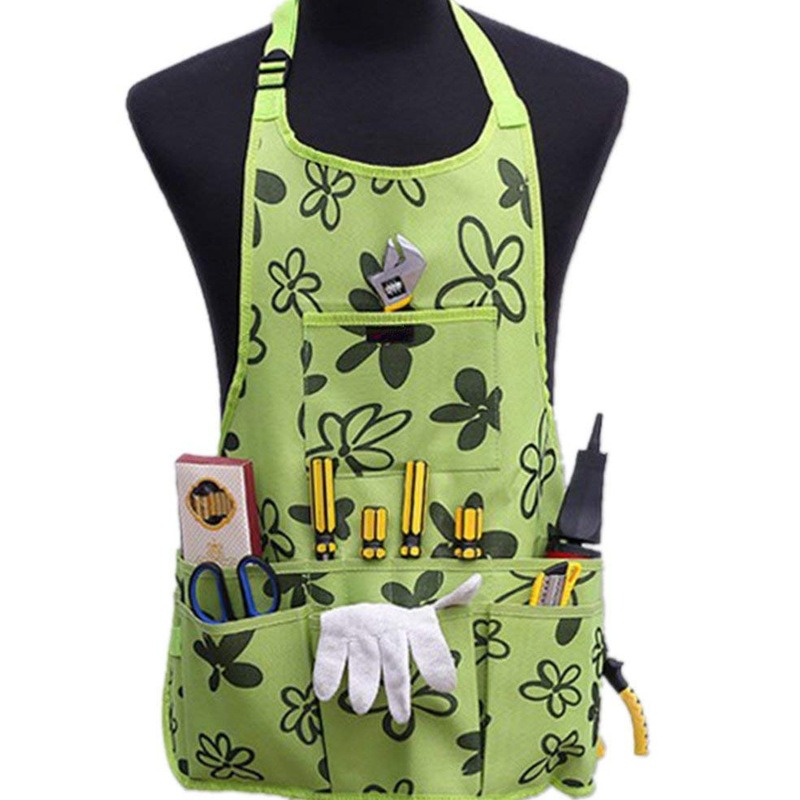 수공구용 주머니가 있는 정원 작업 앞치마, 조절 가능한 - Gardening Tools For Women 리뷰 및 가격