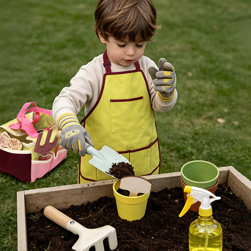 어린이 정원 도구 세트 놀이용 야외 삽 갈퀴 삽 물뿌리 - Gardening Tools And Uses 리뷰 및 가격