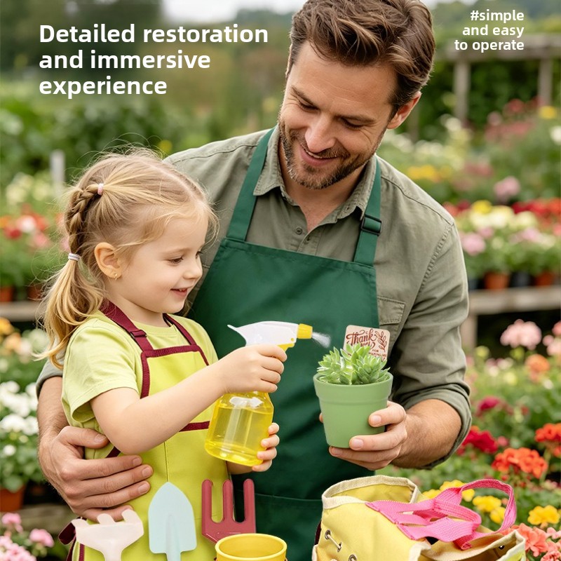 어린이 정원 도구 세트 놀이용 야외 삽 갈퀴 삽 물뿌리 - Gardening Tools And Uses 리뷰 및 가격