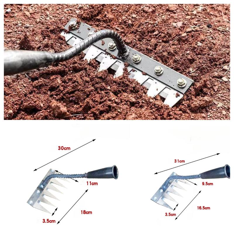 스틸 가든 제초용 갈퀴 다용도 농업용 짚괭이 5/6날  - Gardening Tools And Uses 리뷰 및 가격