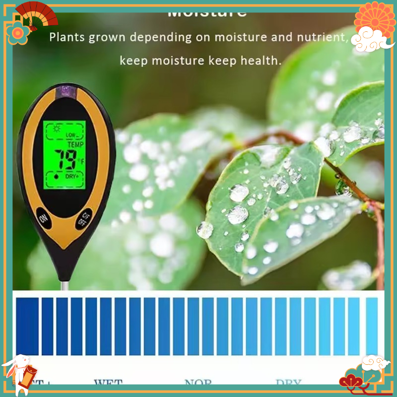 다기능 4-in-1 토양 PH 측정기 수분, 온도, 광 - Gardening Tools And Uses 리뷰 및 가격