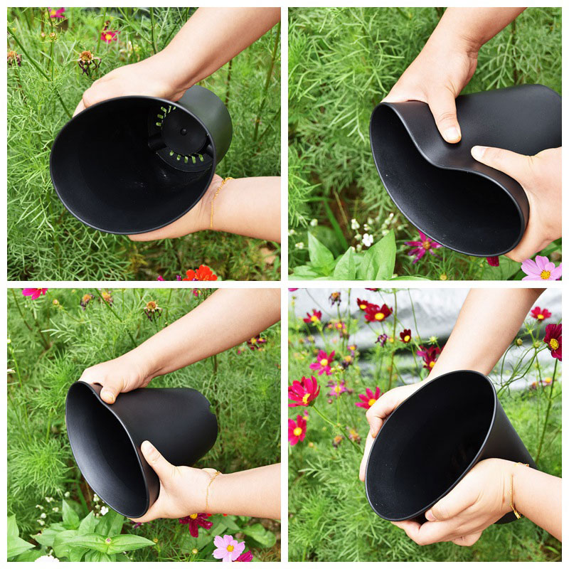 두꺼운 하이 웨이스트 라운드 화분, 재사용 가능한 다육 - Gardening Tools Green 리뷰 및 가격