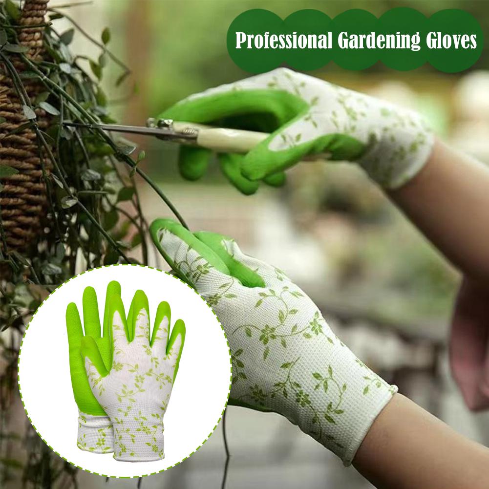 라텍스 폼 인쇄된 원예 장갑 원예 조경용 DIY 고무  - Garden Gloves Thorn Proof 리뷰 및 가격