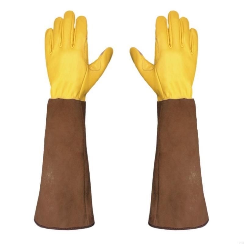 F19B 가죽 로즈 가지치기 장갑 가시 방지 건틀릿이  - Garden Gloves Thorn Proof 리뷰 및 가격