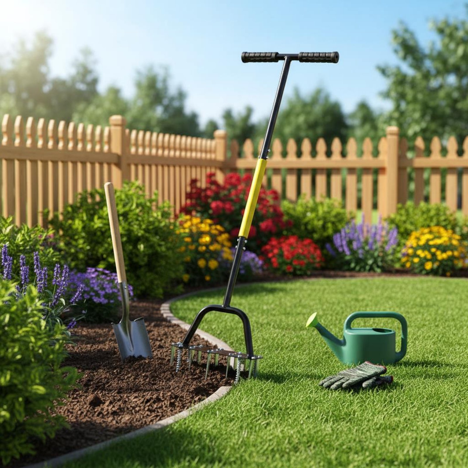 반달형 잔디깎이, 분리형 디자인, 수동 잔디깎이, 톱니 - Gardening Tools And Uses 리뷰 및 가격