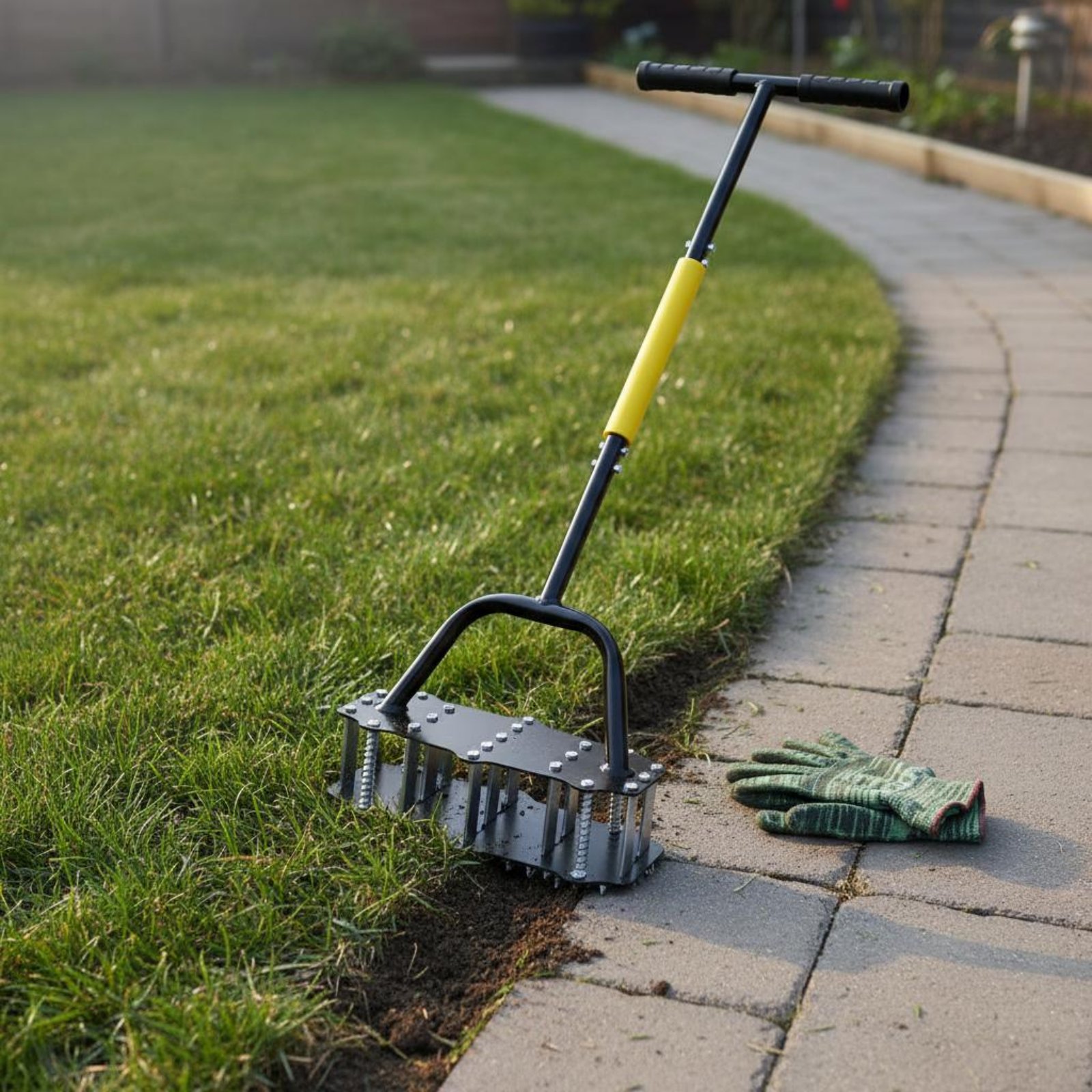 반달형 잔디깎이, 분리형 디자인, 수동 잔디깎이, 톱니 - Gardening Tools And Uses 리뷰 및 가격