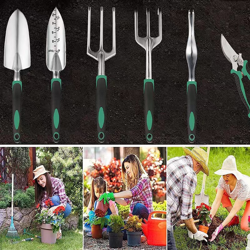 11종 정원 도구 세트 알루미늄 합금 스테인리스 스틸  - Gardening Tools Rake 리뷰 및 가격
