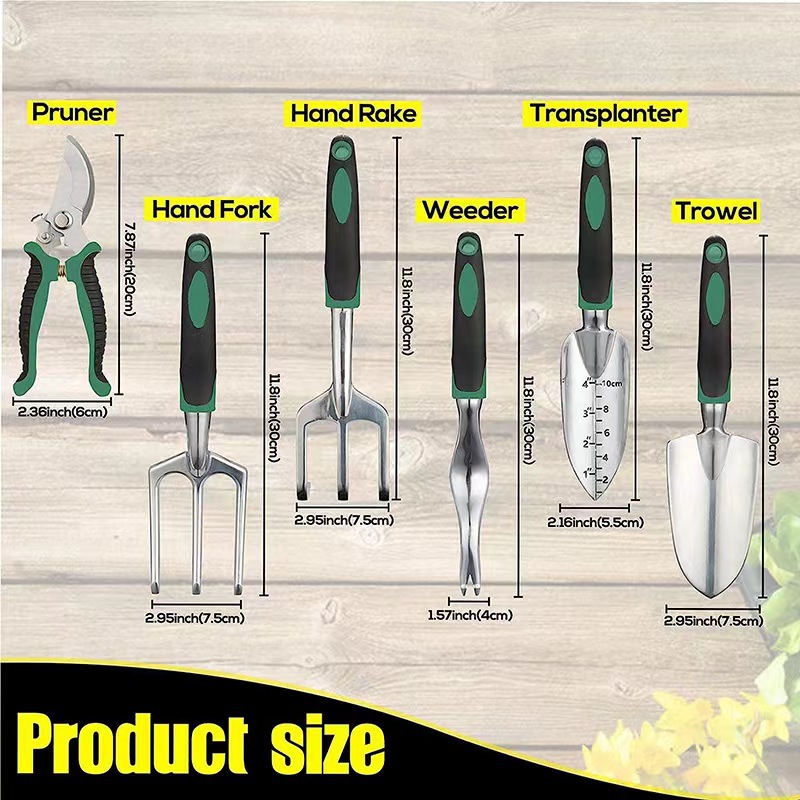 11종 정원 도구 세트 알루미늄 합금 스테인리스 스틸  - Gardening Tools Rake 리뷰 및 가격