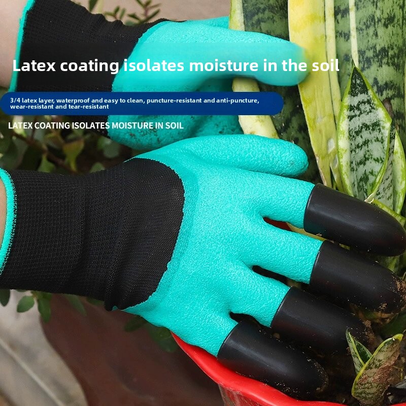 손톱이 달린 원예용 장갑, 정원 채소 꽃 심기용 라텍스 - Garden Gloves Thorn Proof 리뷰 및 가격