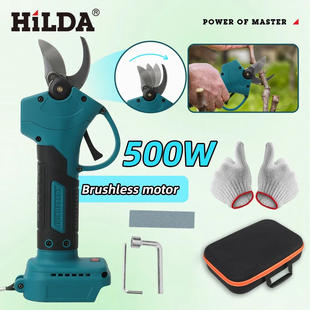 HILDA 18V 브러시리스 무선 전기 가지치기 가위  - Gardening Tools Basic 리뷰 및 가격