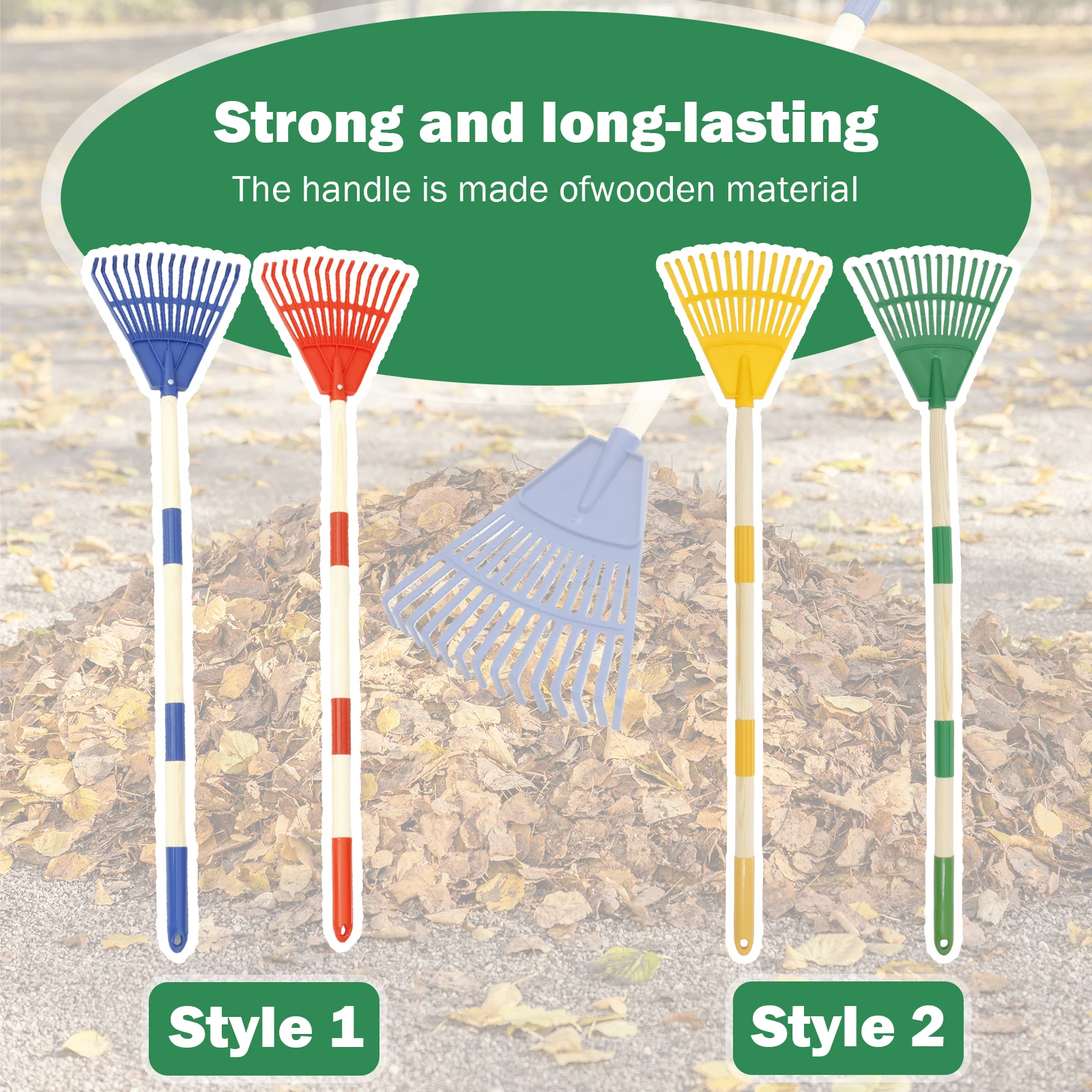 2개 세트 어린이용 잎 갈퀴 조절 가능한 정원용 잎 갈 - Gardening Tools For 6 Year Old 리뷰 및 가격