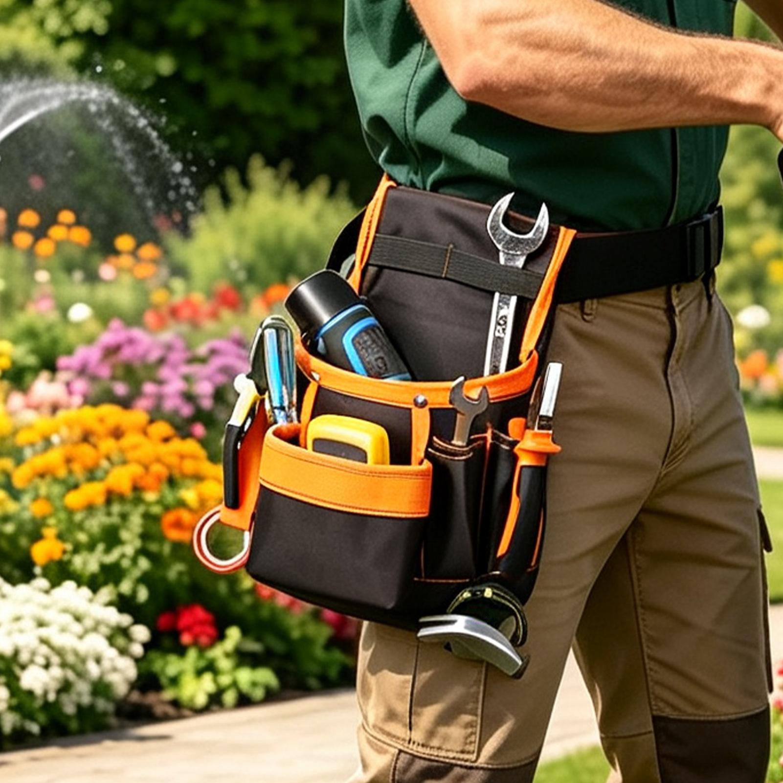 정원 도구 허리 가방 옥스포드 천 주머니가 있는 정리함 - Gardening Tools Repair Shop 리뷰 및 가격