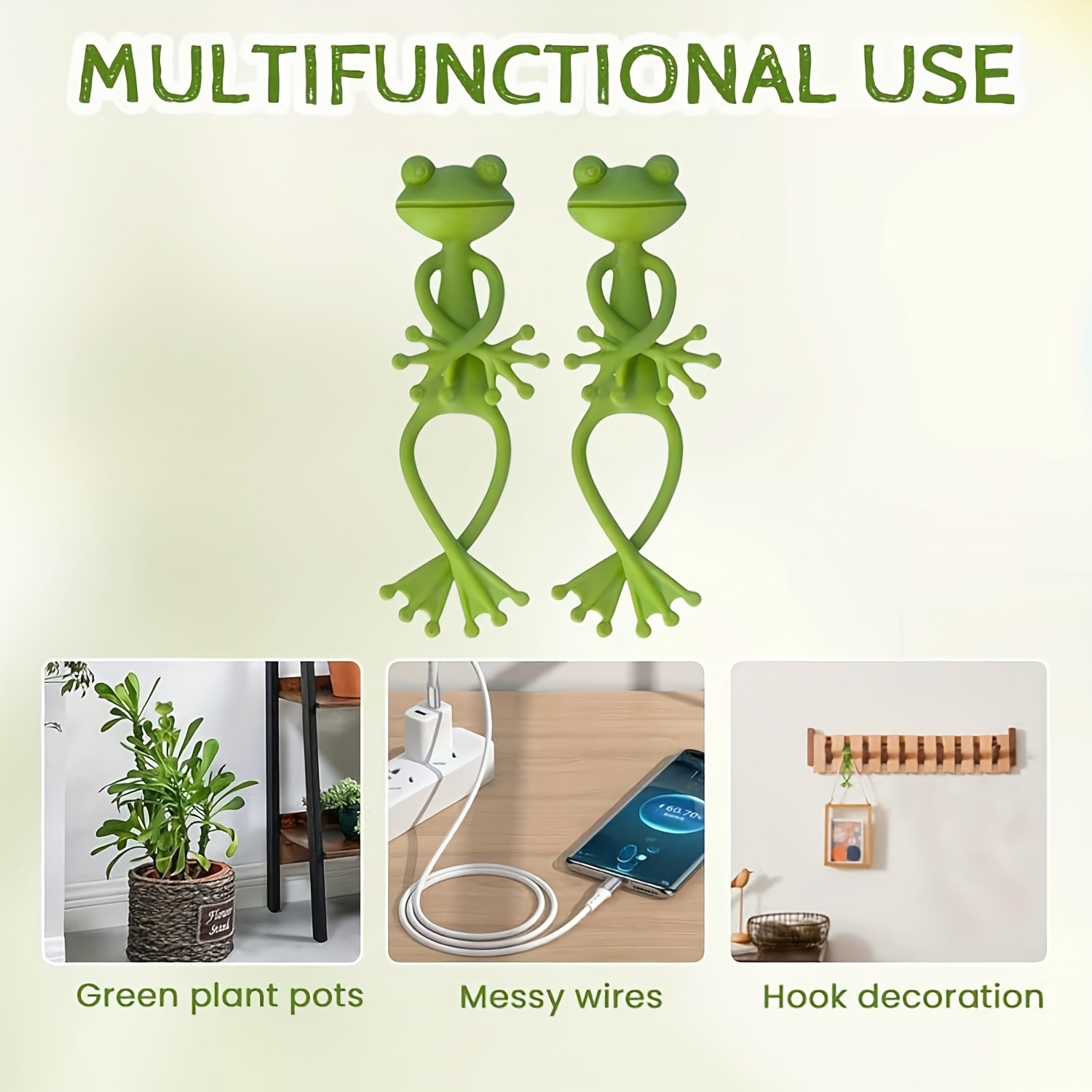 창의적인 녹색 개구리 모양 식물 고정 클립, 덩굴식물  - Gardening Tools Green 리뷰 및 가격