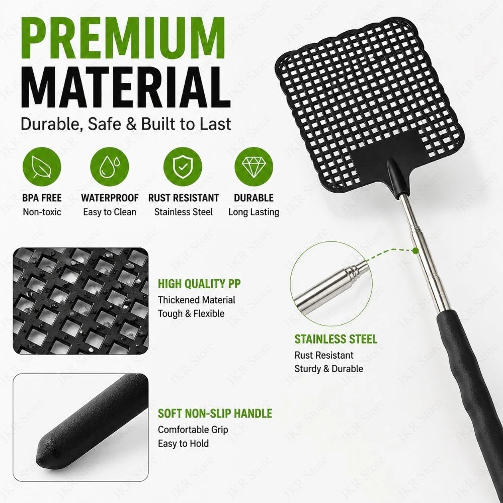 블랙 플라이 스와터 1/2/5팩 스테인리스 스틸 확장형 - Gardening Tools And Uses 리뷰 및 가격
