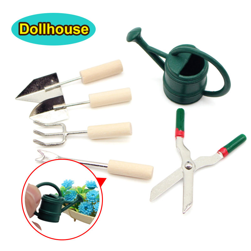 1/12 인형집 시뮬레이션 물뿌리개 삽 가위 세트 인형 - Gardening Tools Basic 리뷰 및 가격