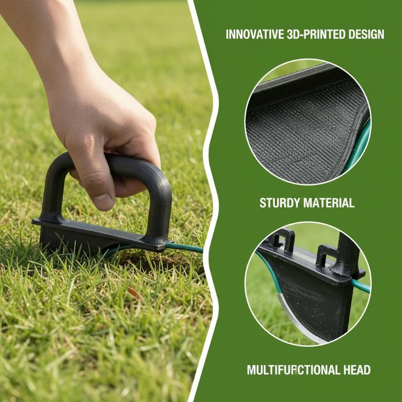 재활용 가능한 경계선 설치 도구 페그 스테이크 자외선  - Gardening Tools And Uses 리뷰 및 가격