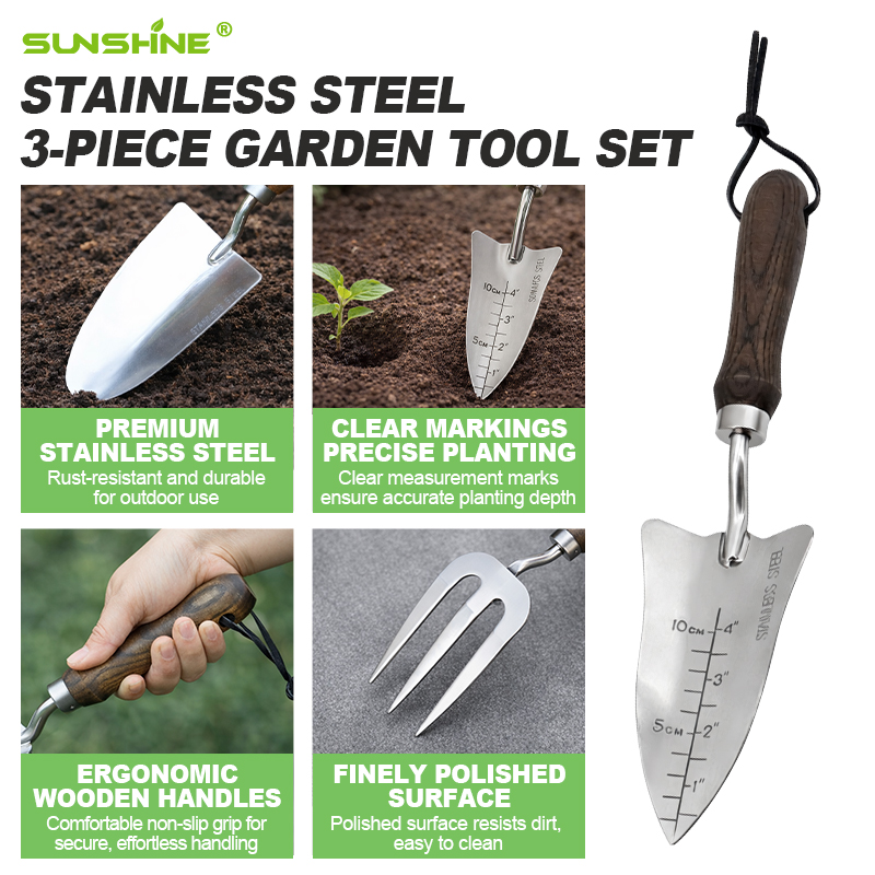 맞춤형 정원 도구 3종 미니 정원 손 도구 다기능 삽  - Gardening Tools Rake 리뷰 및 가격