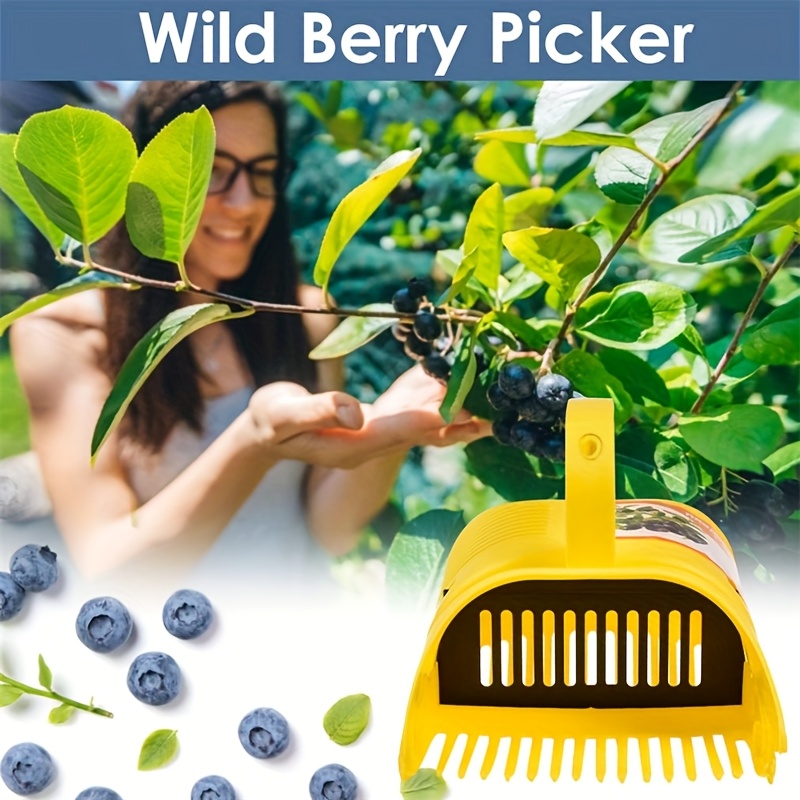 블루베리 수확기, 손쉬운 그립감의 휴대용 과일 수확 레 - Gardening Tools Rake 리뷰 및 가격