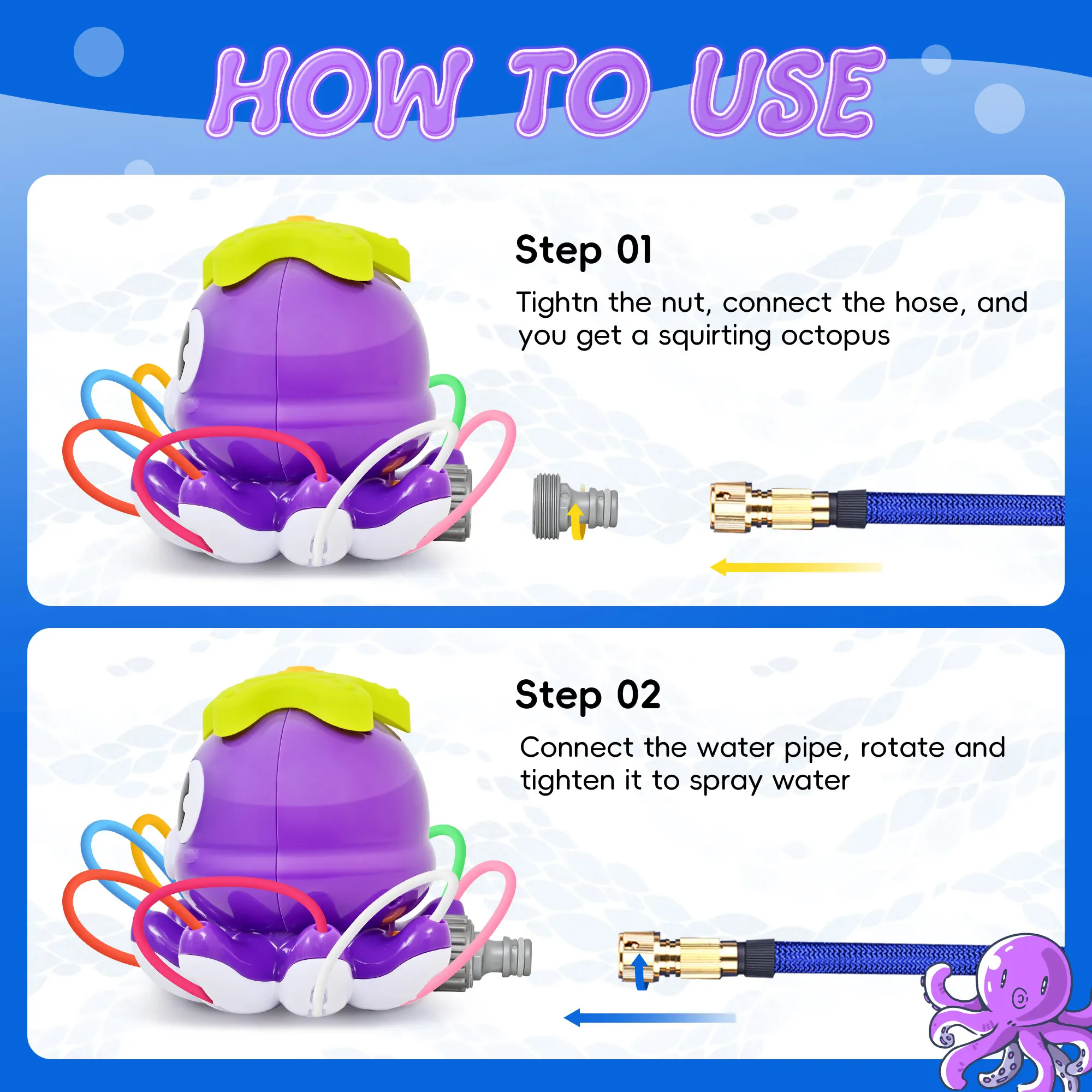 여름 야외 물놀이 장난감 문어 모양 물총 다채로운 물  - Gardening Tools For 6 Year Old 리뷰 및 가격