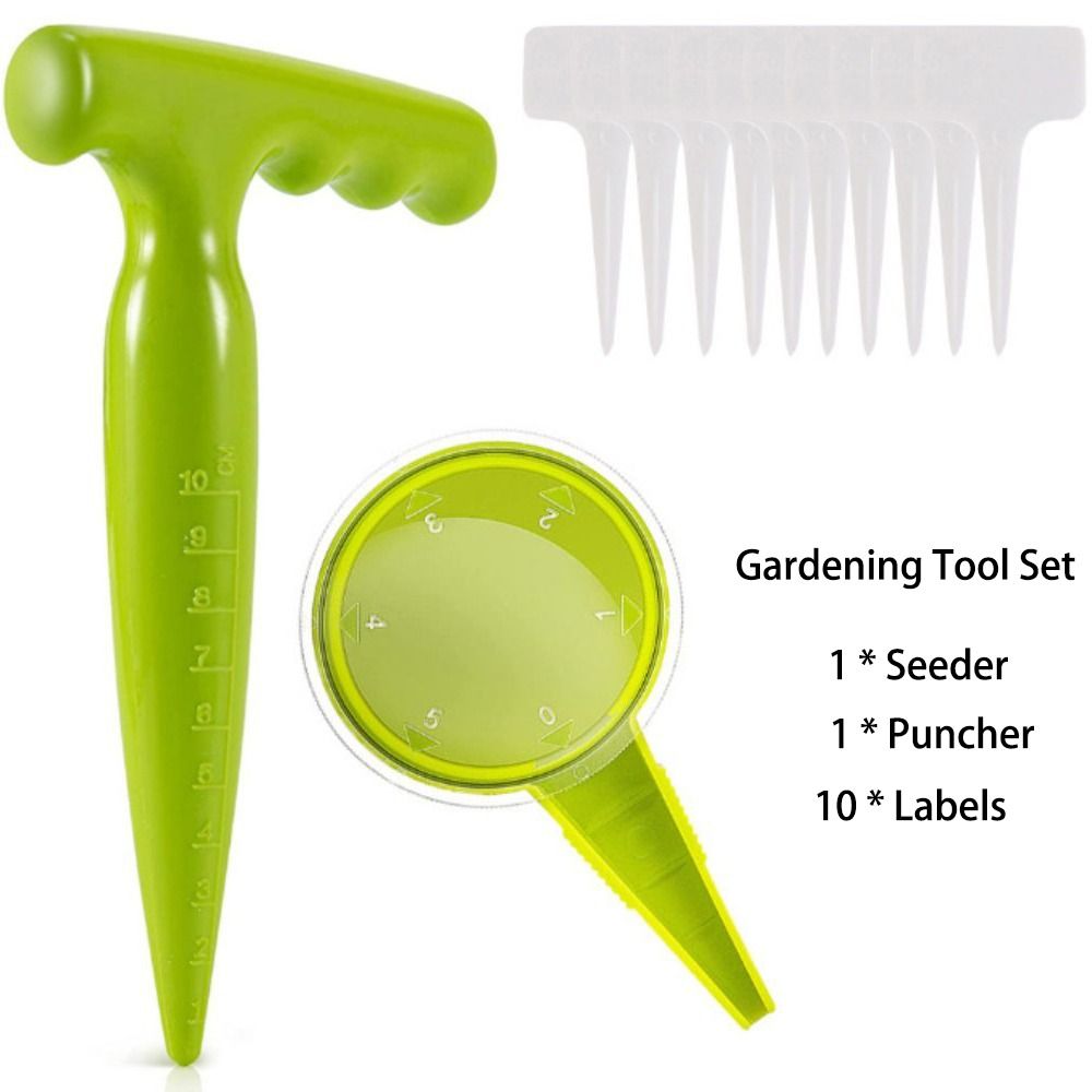 새로운 플라스틱 원예 도구 조절 가능한 수동 심는 도구 - Gardening Tools Labeled 리뷰 및 가격
