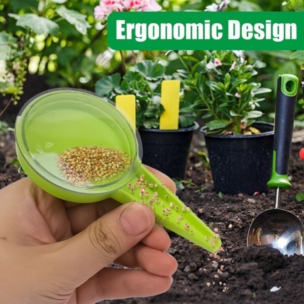 새로운 플라스틱 원예 도구 조절 가능한 수동 심는 도구 - Gardening Tools Labeled 리뷰 및 가격