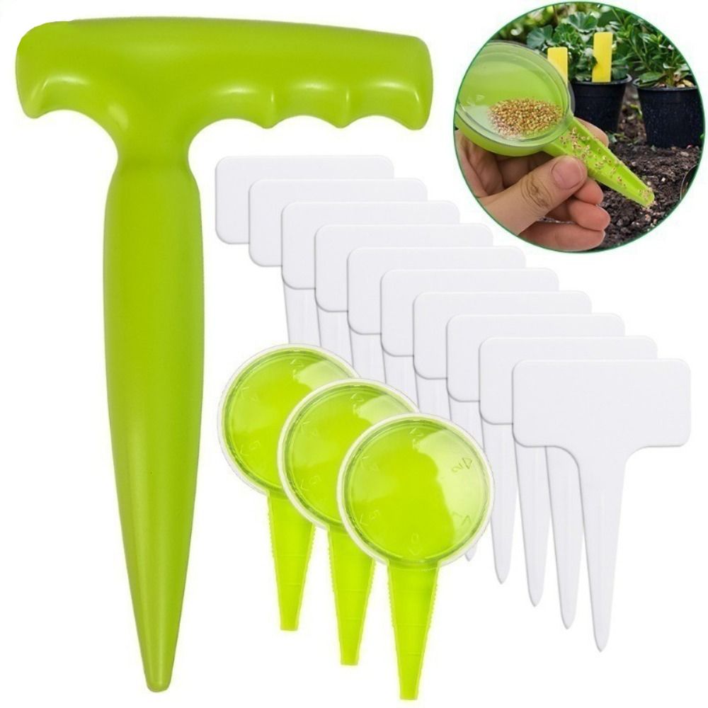 새로운 플라스틱 원예 도구 조절 가능한 수동 심는 도구 - Gardening Tools Labeled 리뷰 및 가격