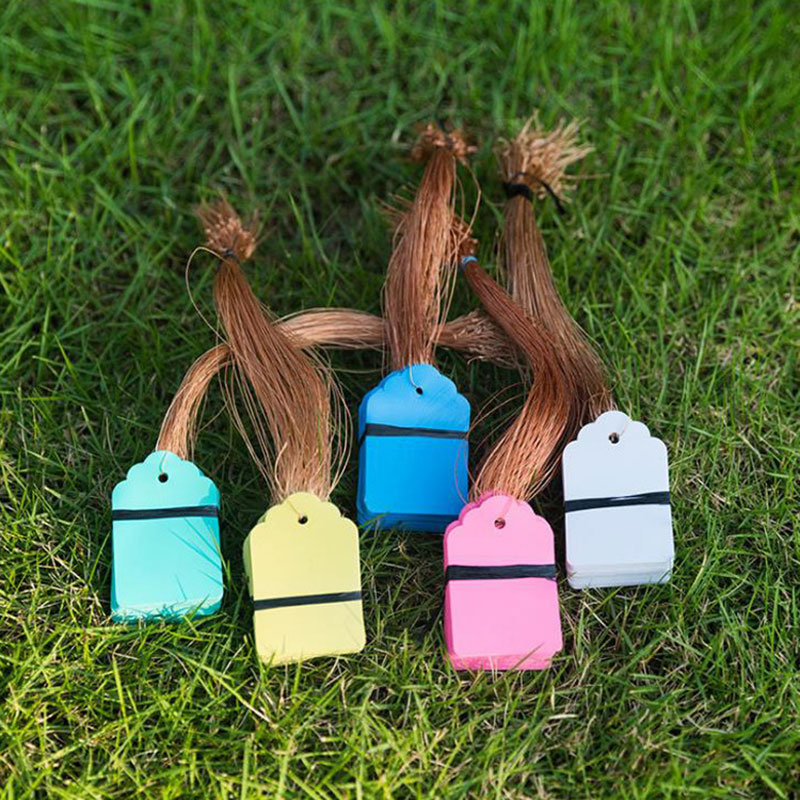 밧줄로 100pcs 식물 레이블 PVC 식물 매달려 태 - Gardening Tools Labeled 리뷰 및 가격