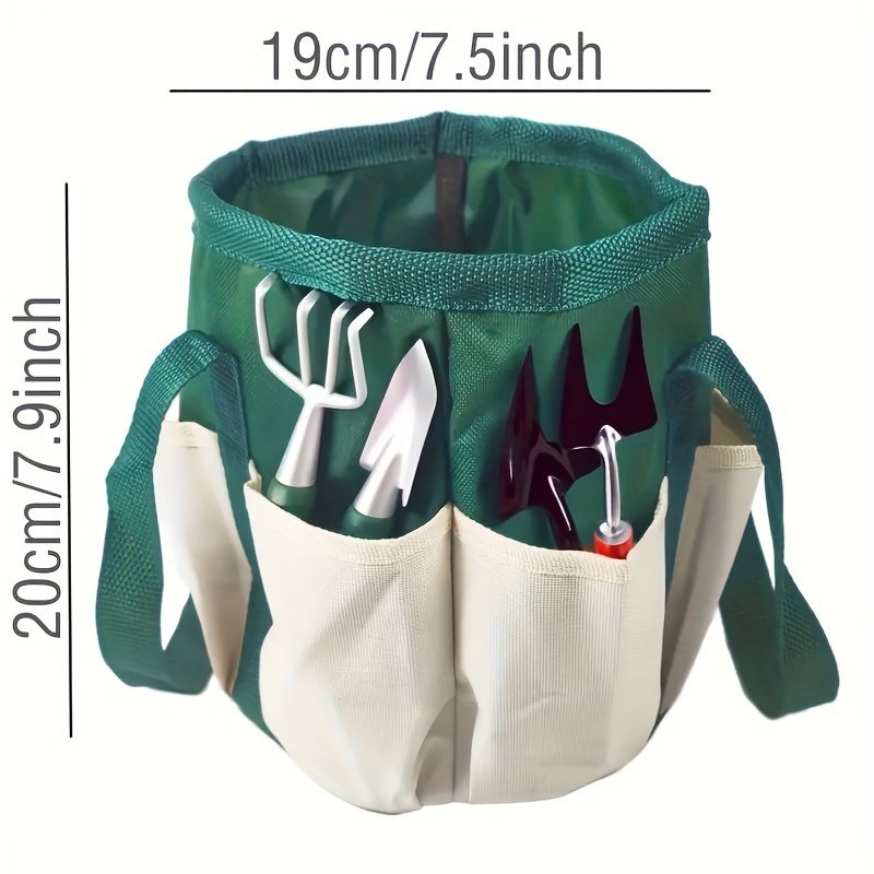 흰색 녹색 라운드 정원 도구 가방 멀티 포켓 내구성 옥 - Gardening Tools Green 리뷰 및 가격