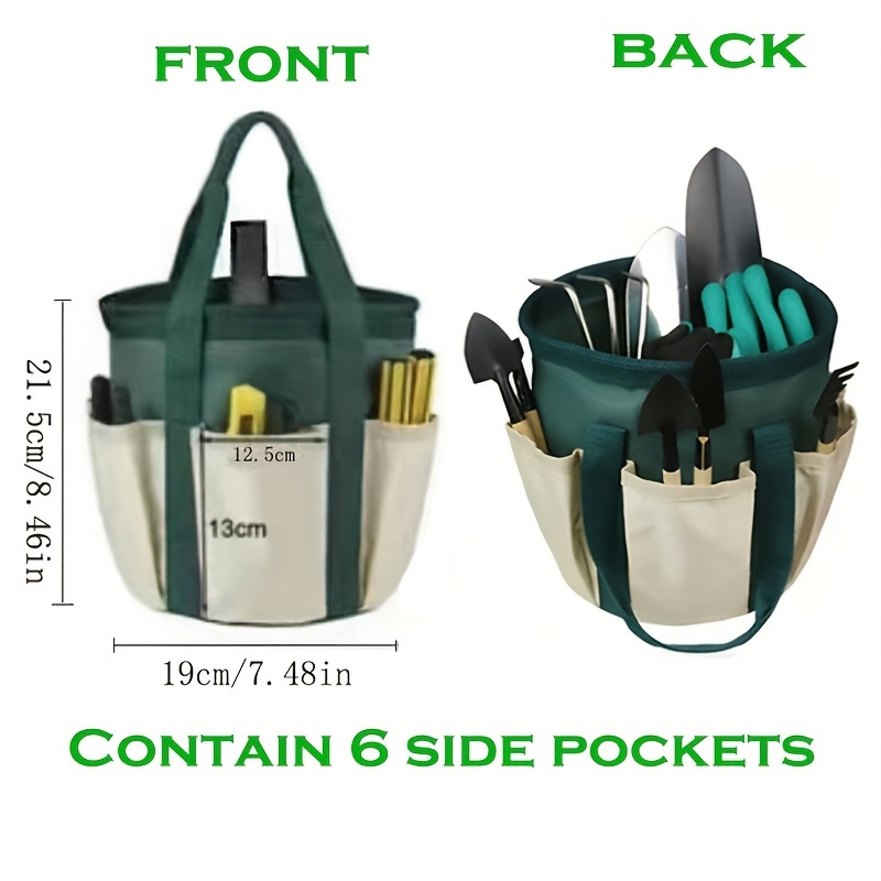흰색 녹색 라운드 정원 도구 가방 멀티 포켓 내구성 옥 - Gardening Tools Green 리뷰 및 가격