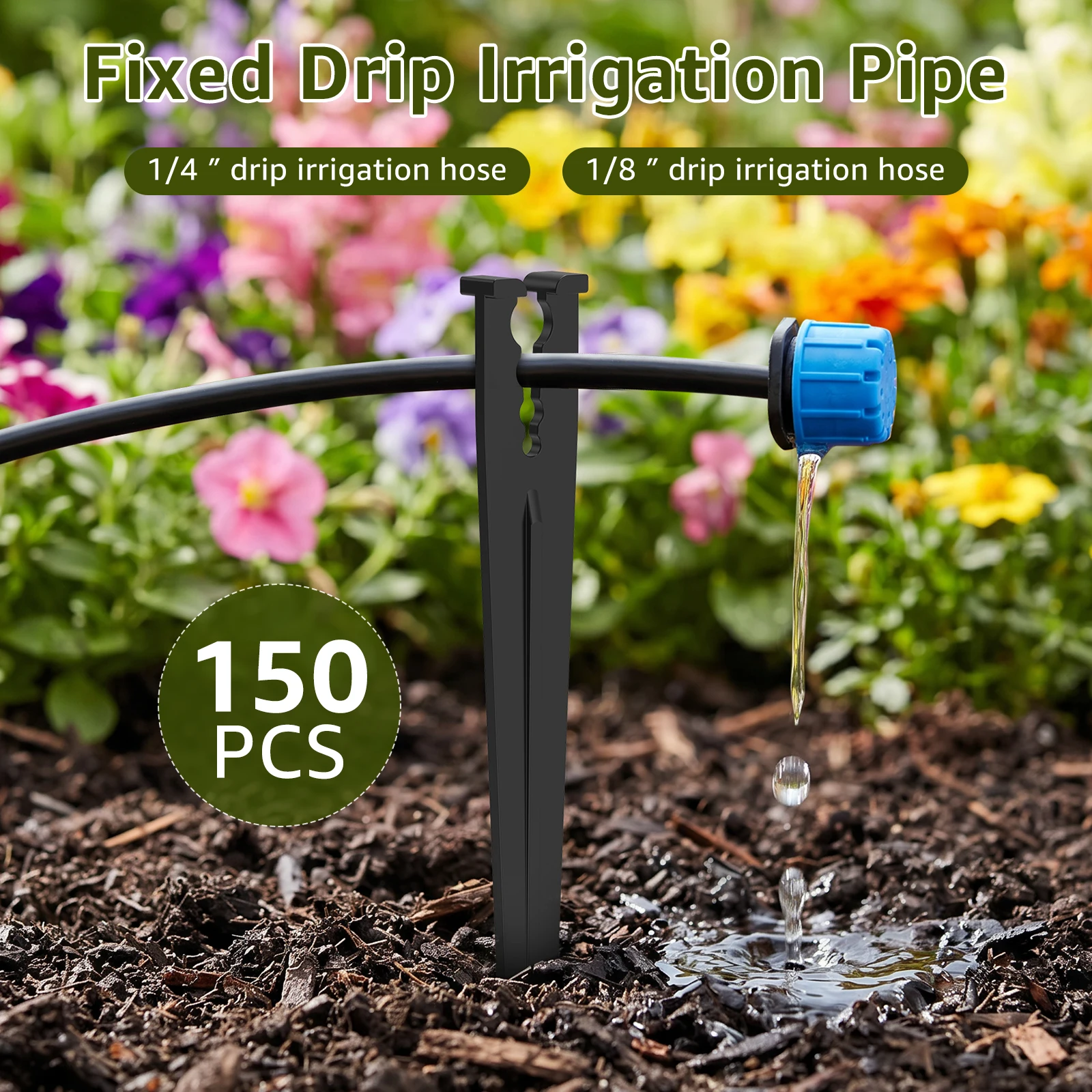 1/4 드립 관개용 스테이크 5.79인치 지지 앵커 페 - Gardening Tools Holder 리뷰 및 가격