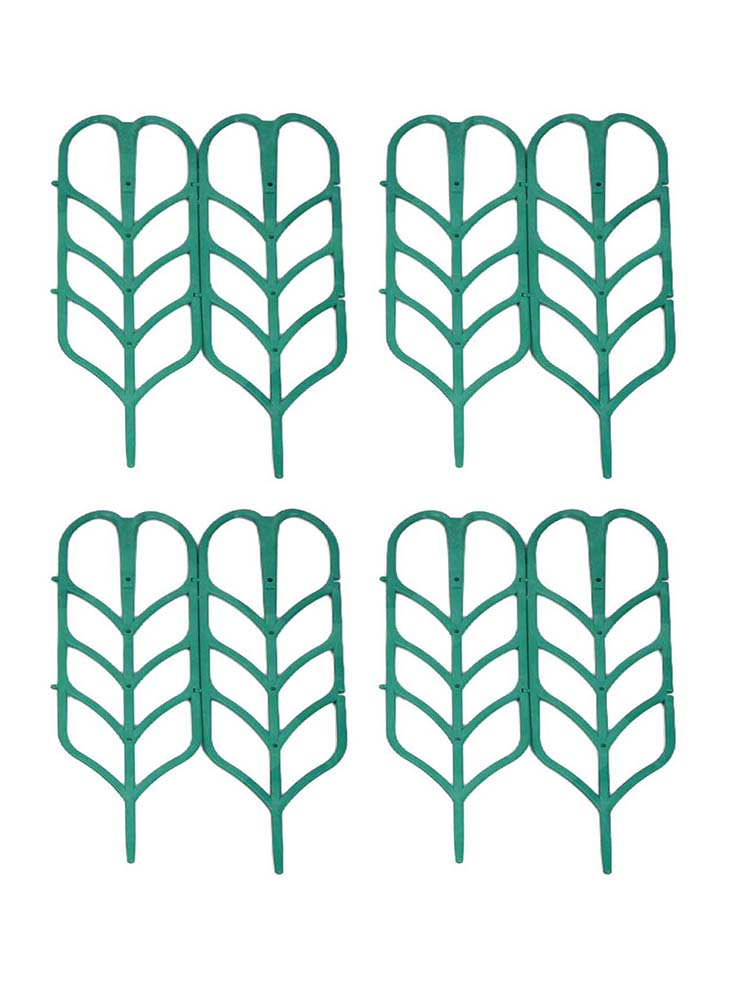 녹색 플라스틱 식물 지지대 8개입, 정원 및 파티오 실 - Gardening Tools Green 리뷰 및 가격