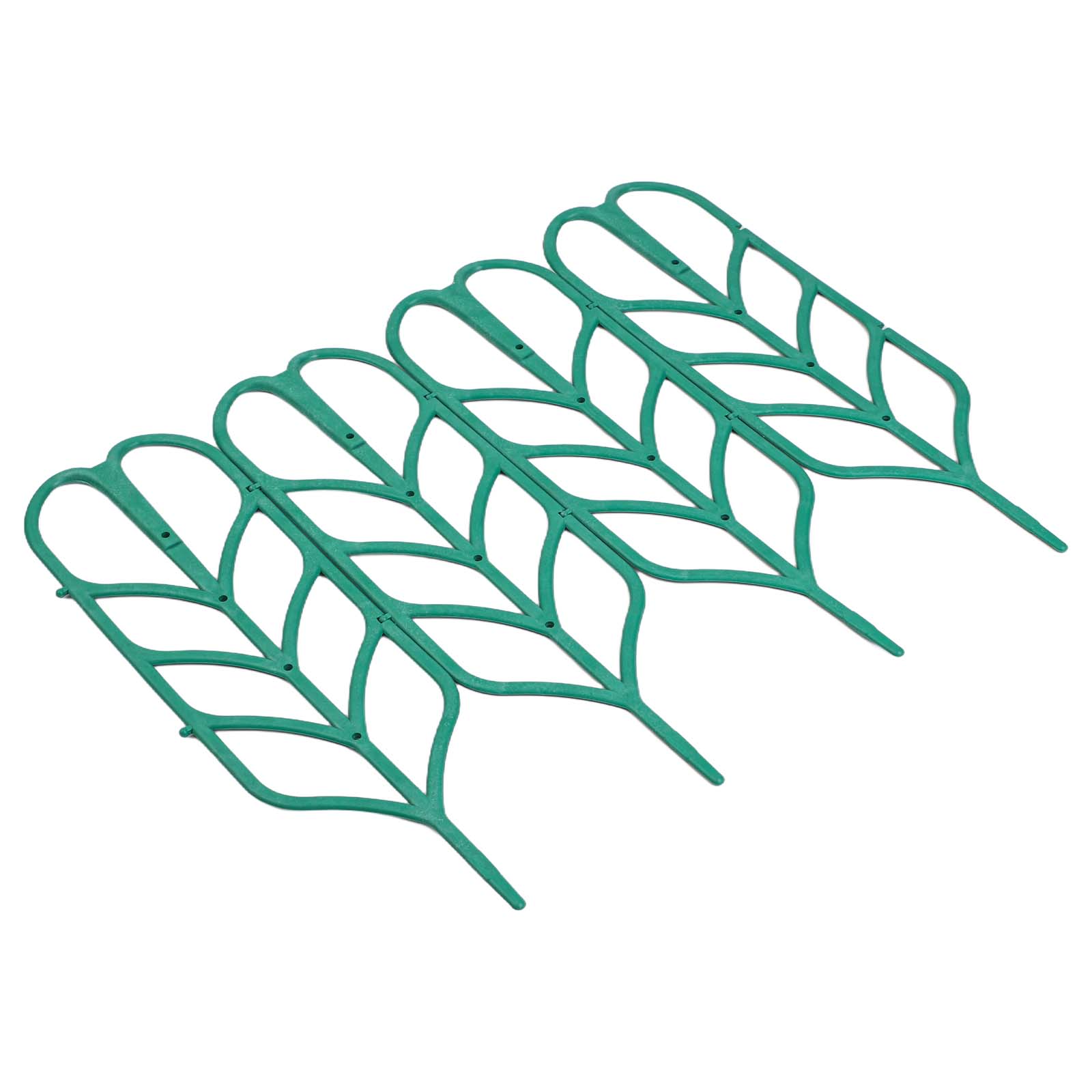녹색 플라스틱 식물 지지대 8개입, 정원 및 파티오 실 - Gardening Tools Green 리뷰 및 가격