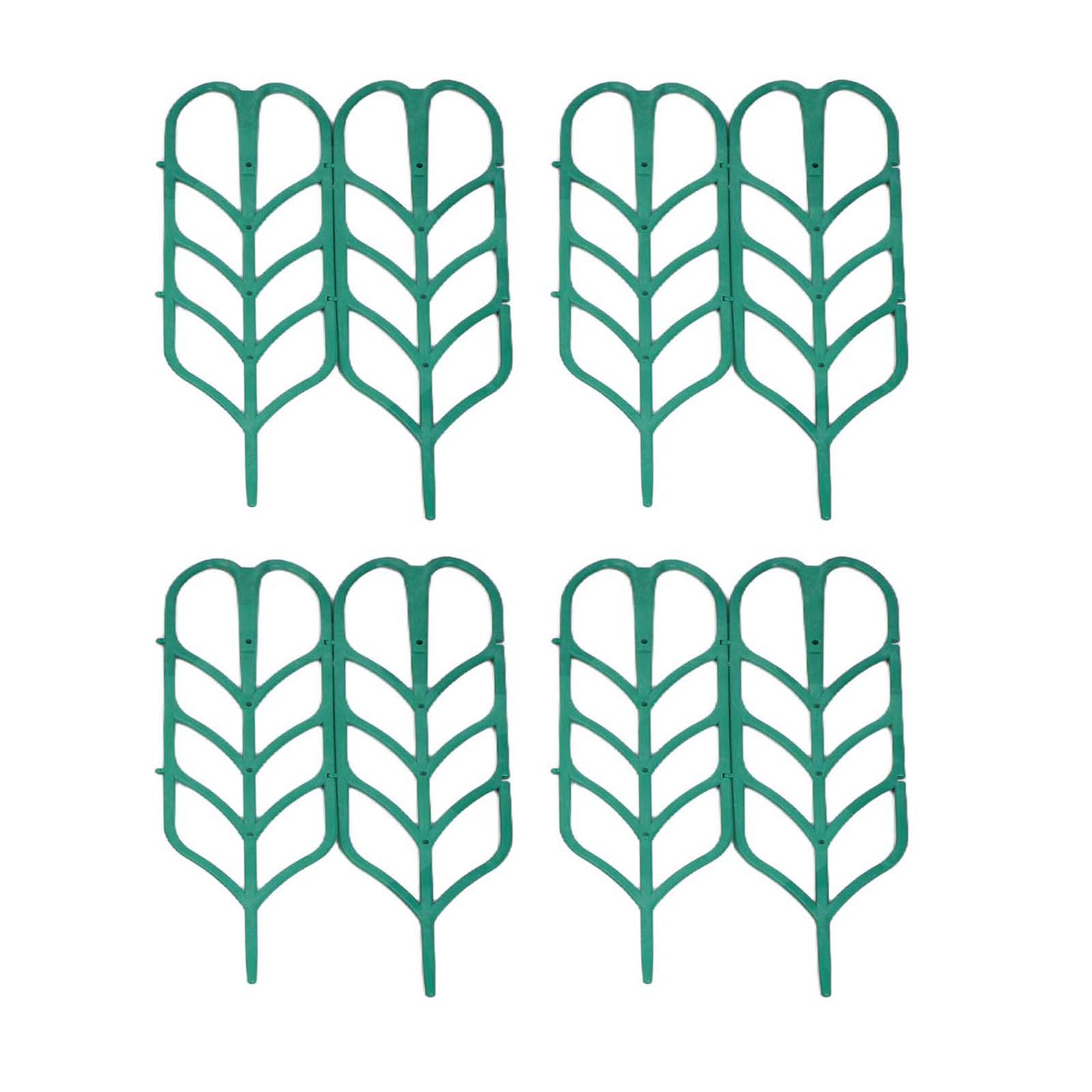 녹색 플라스틱 식물 지지대 8개입, 정원 및 파티오 실 - Gardening Tools Green 리뷰 및 가격