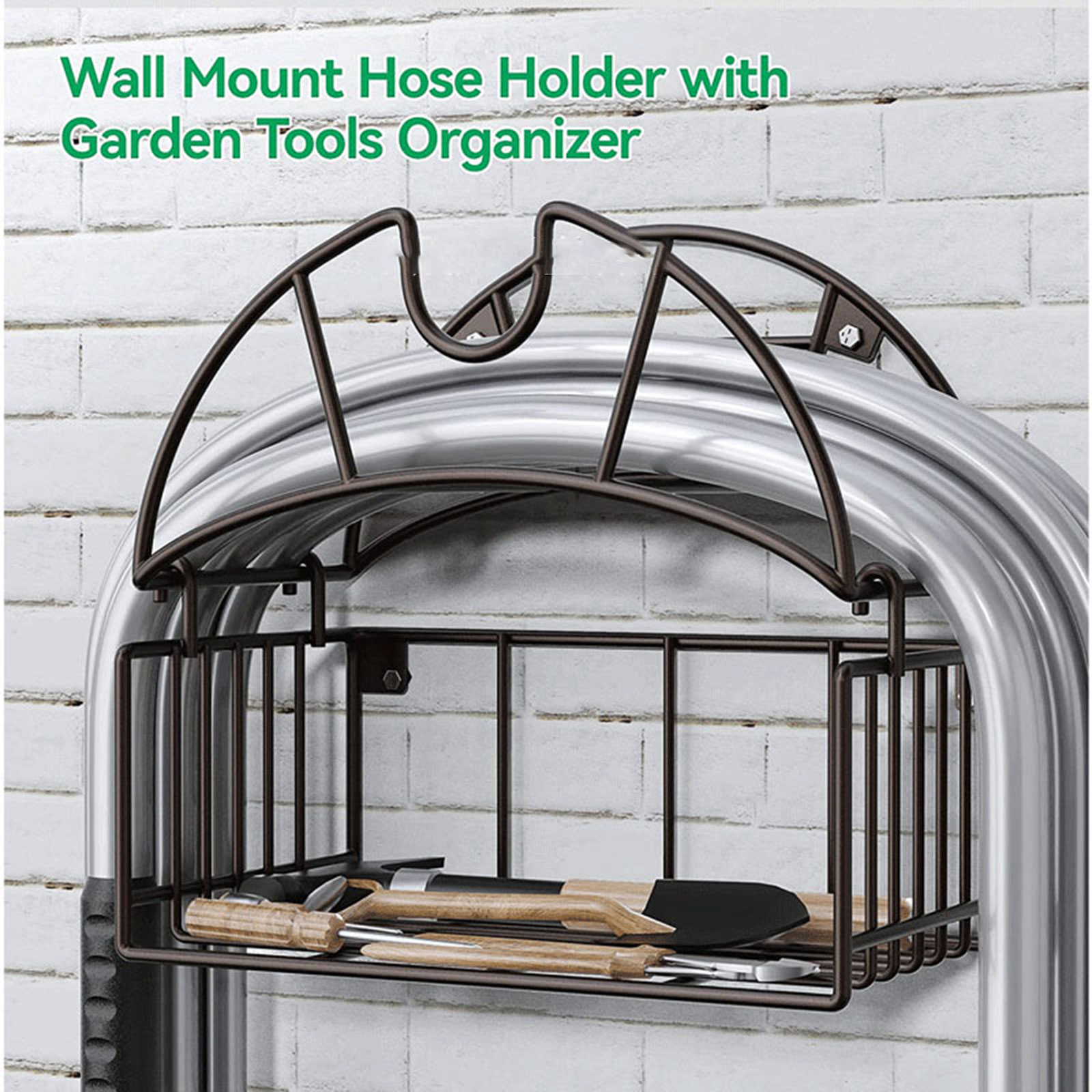 벽걸이 정원 호스 홀더, 공구 정리 브래킷 포함, 튼튼 - Gardening Tools Holder 리뷰 및 가격